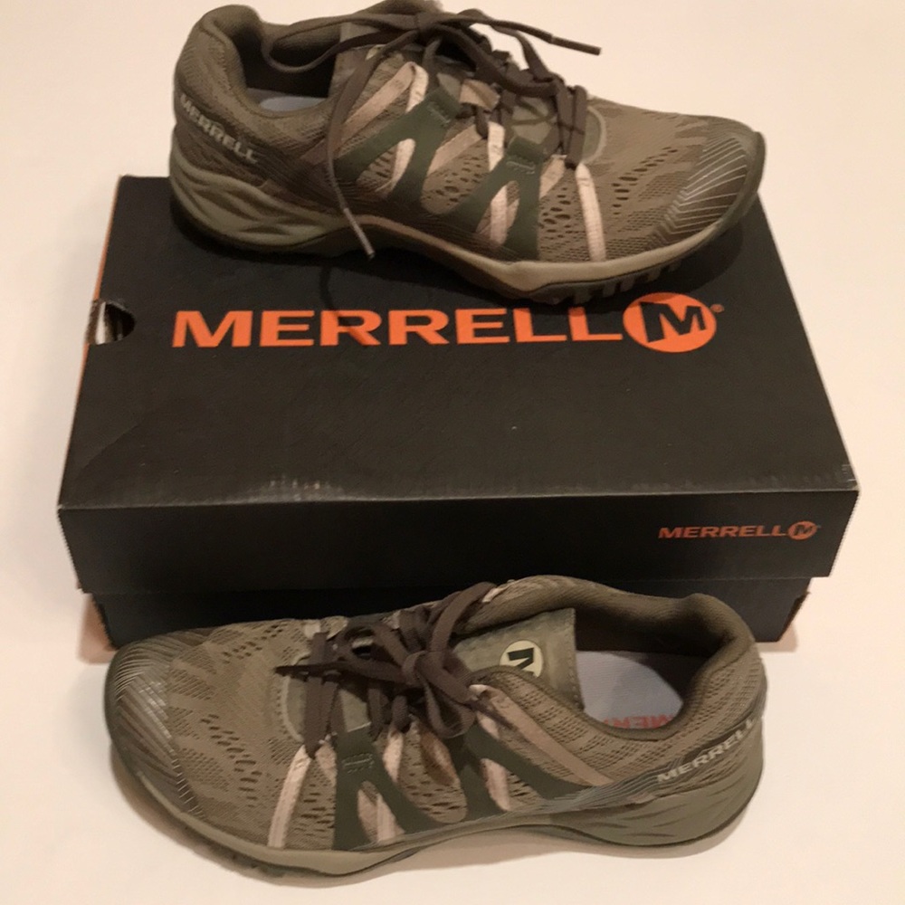 NWT MERRELL SIREN HEX OLIVE YOU SHOES HIKERS CASUAL 6 womens